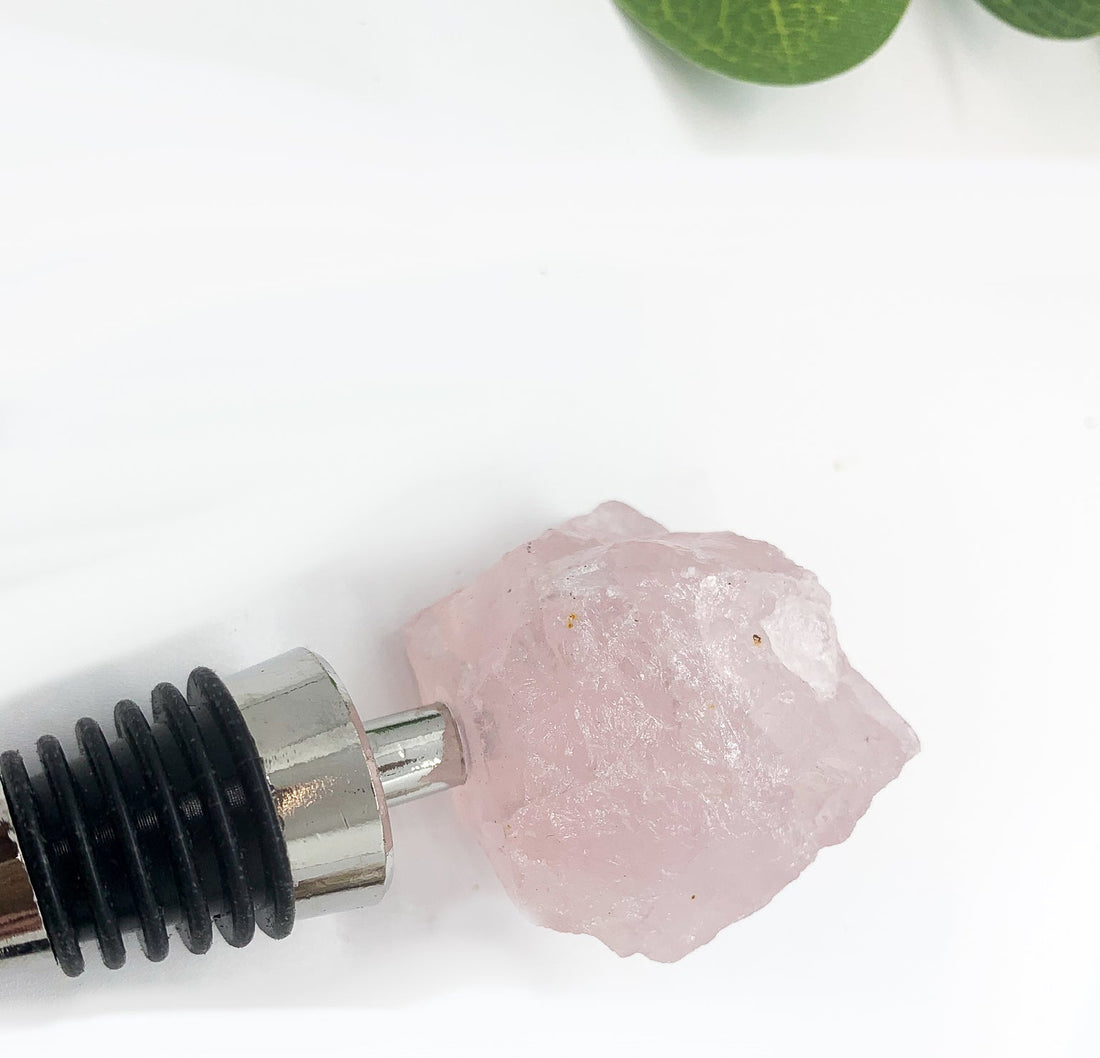Natural Stone Wine Bottle Stoppers Set Decorative Bougie Bottle Stopper Gifts For Wine Lovers