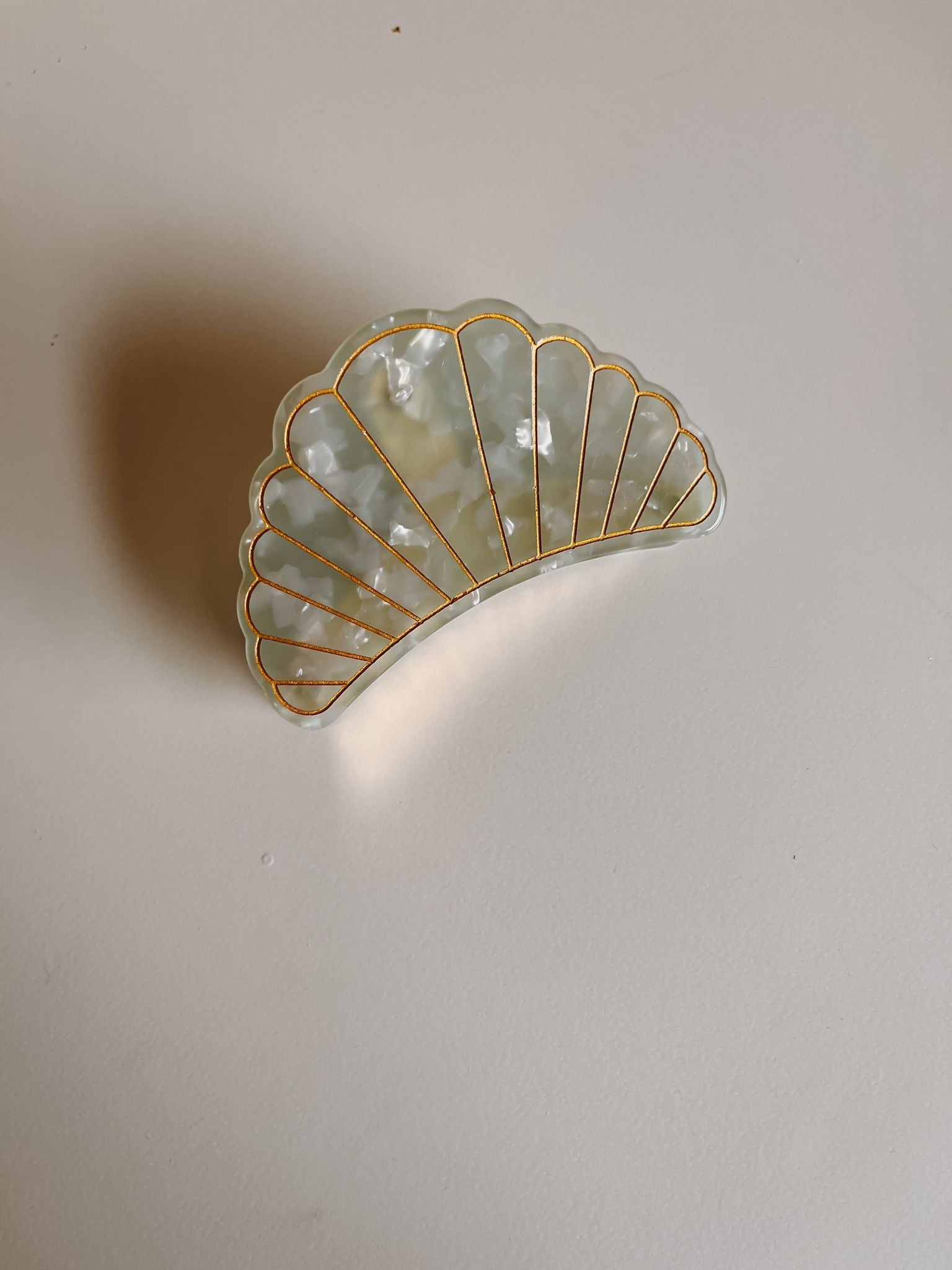 Shell Hair Clips – Recycled Acetate Ocean-Inspired Hair Accessories | Unique Statement Hair Barrettes