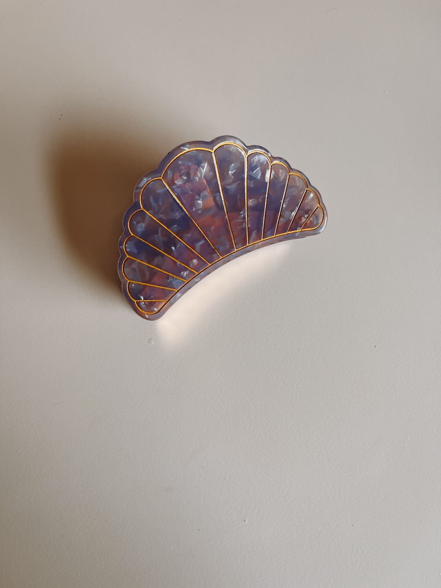 Shell Hair Clips – Recycled Acetate Ocean-Inspired Hair Accessories | Unique Statement Hair Barrettes