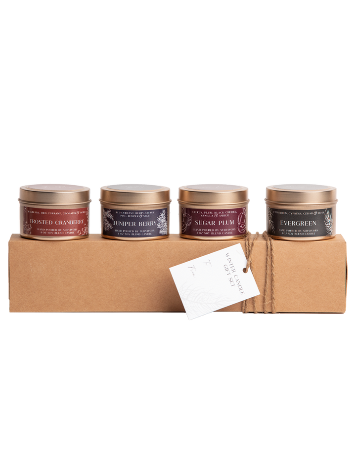 Winter Candle Gift Set
