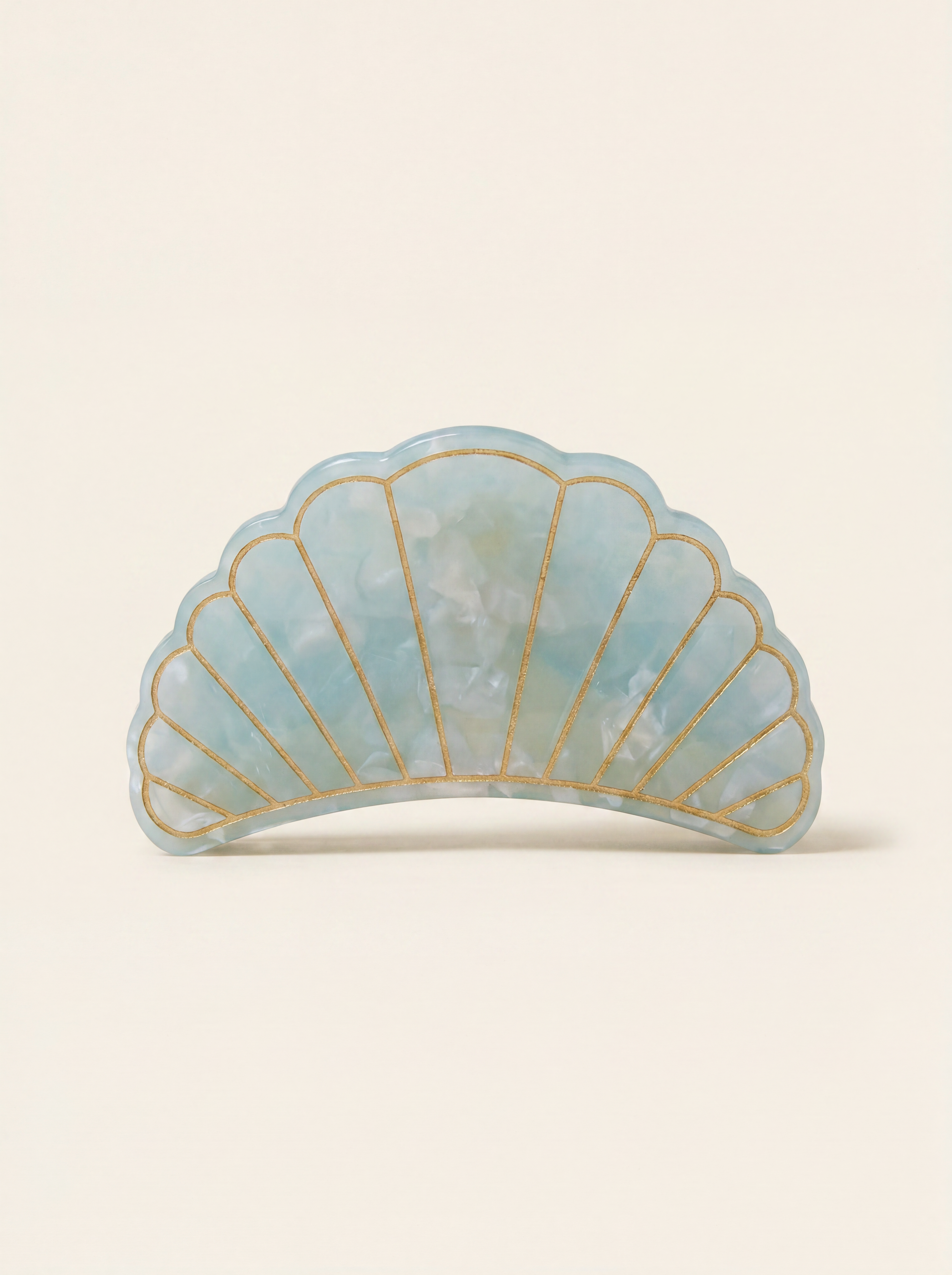 Shell Hair Clips – Recycled Acetate Ocean-Inspired Hair Accessories | Unique Statement Hair Barrettes