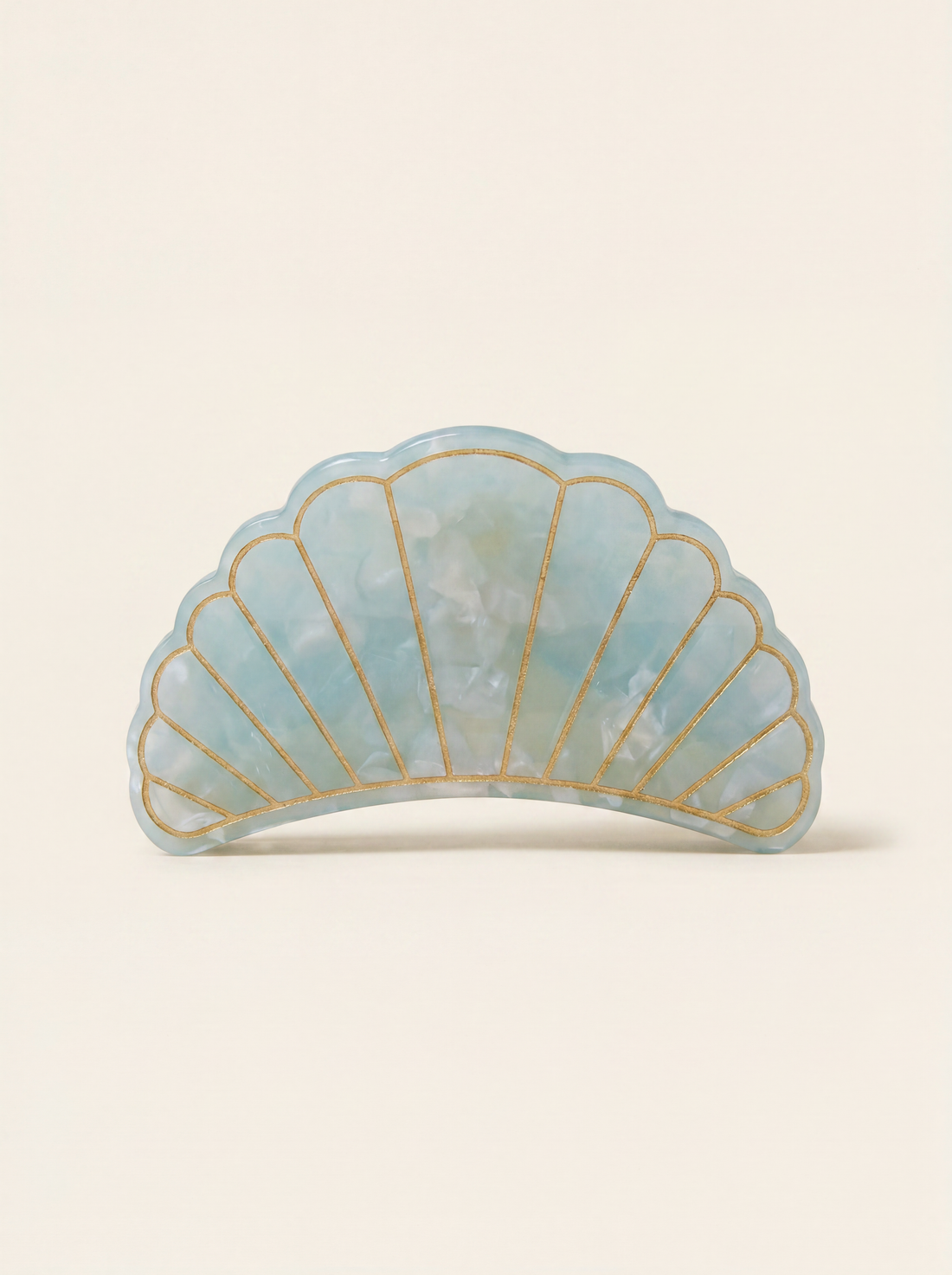 Shell Hair Clips – Recycled Acetate Ocean-Inspired Hair Accessories | Unique Statement Hair Barrettes