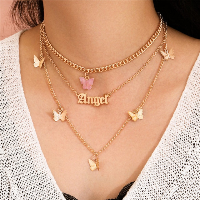 29-Style Gold Necklace – Layered Women’s Jewelry