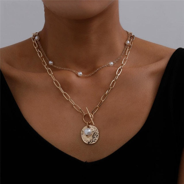 29-Style Gold Necklace – Layered Women’s Jewelry