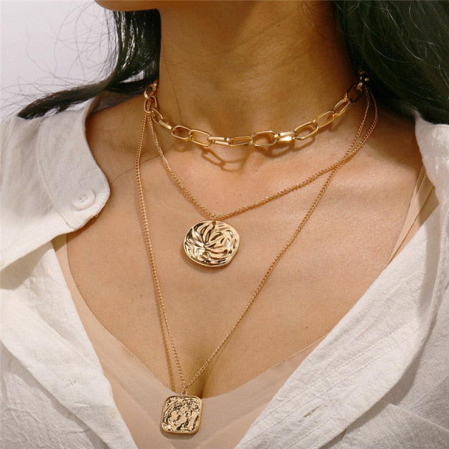 29-Style Gold Necklace – Layered Women’s Jewelry