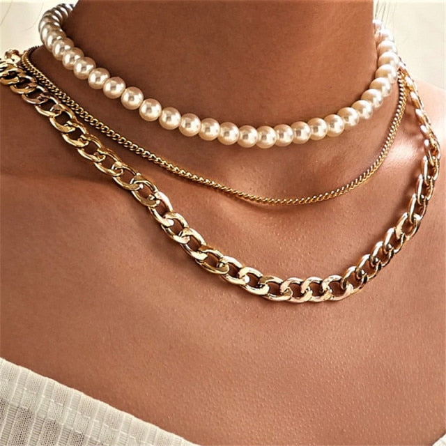 29-Style Gold Necklace – Layered Women’s Jewelry