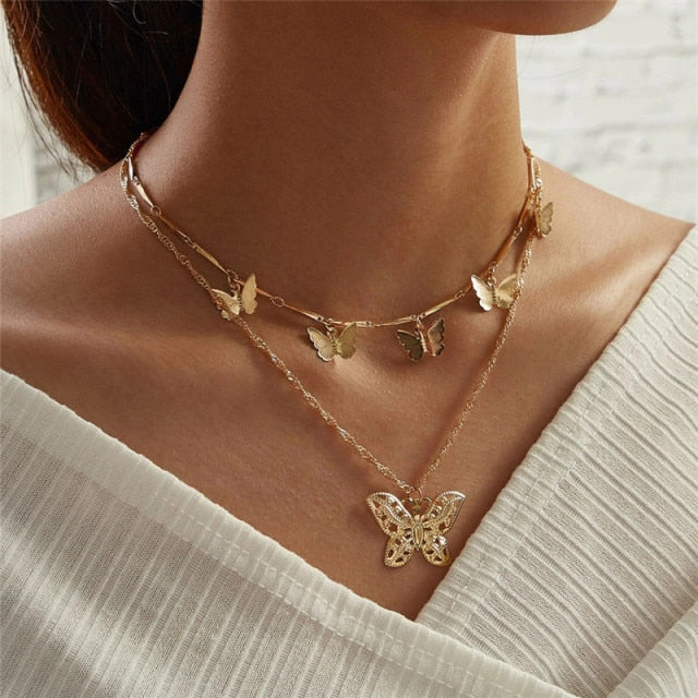 29-Style Gold Necklace – Layered Women’s Jewelry
